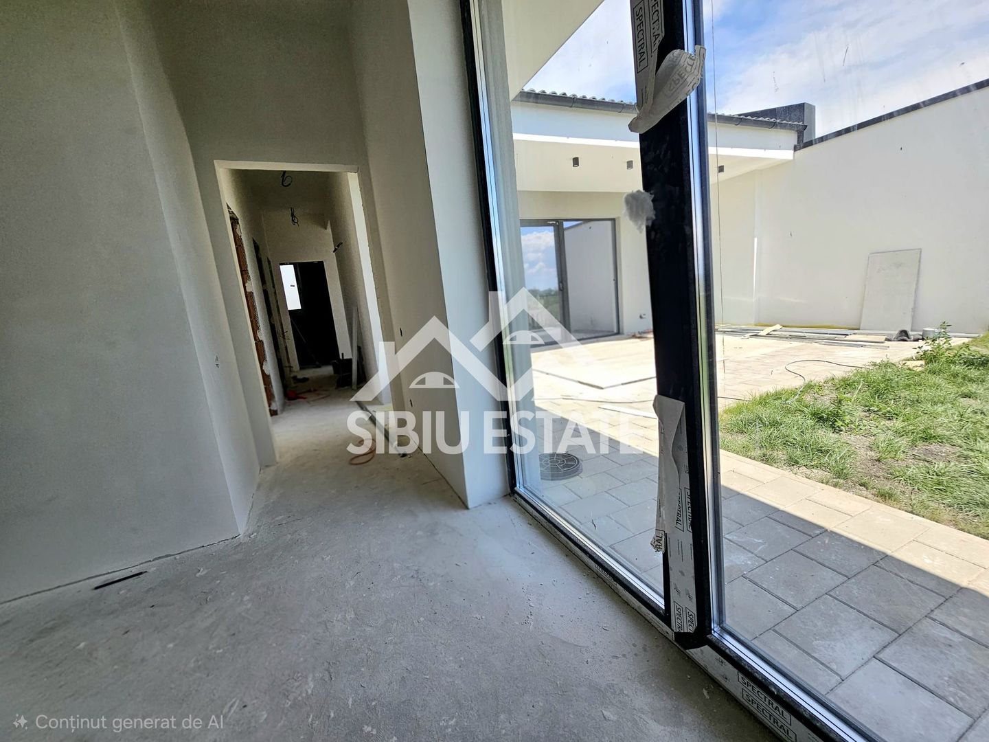 Casa pe parter, cu priveliste panoramica partial finisata - Poză 10
