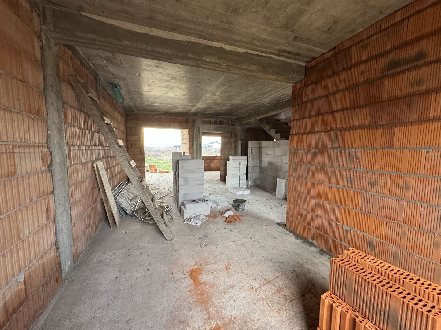 1/2 Duplex Sacalaz P+E,4Camere,2 Bai,Proiect Modern - Poză 6