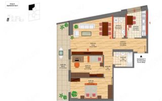 Apartament de închiriat – 3 camere – Doamna Ghica Plaza - Poză 5