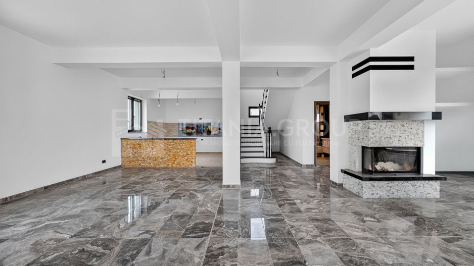 Vila cu arhitectura deosebita, teren 636mp, Cristian, Brasov - Poză 26
