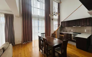 Penthouse de inchiriat, zona buna, terasa mare, mobilat si utilat - Poză 15