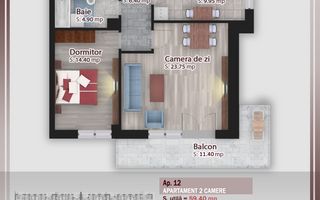 Suprafata Generoasa-Decomandat-Apartament 2 camere Sector 3 - Poză 1