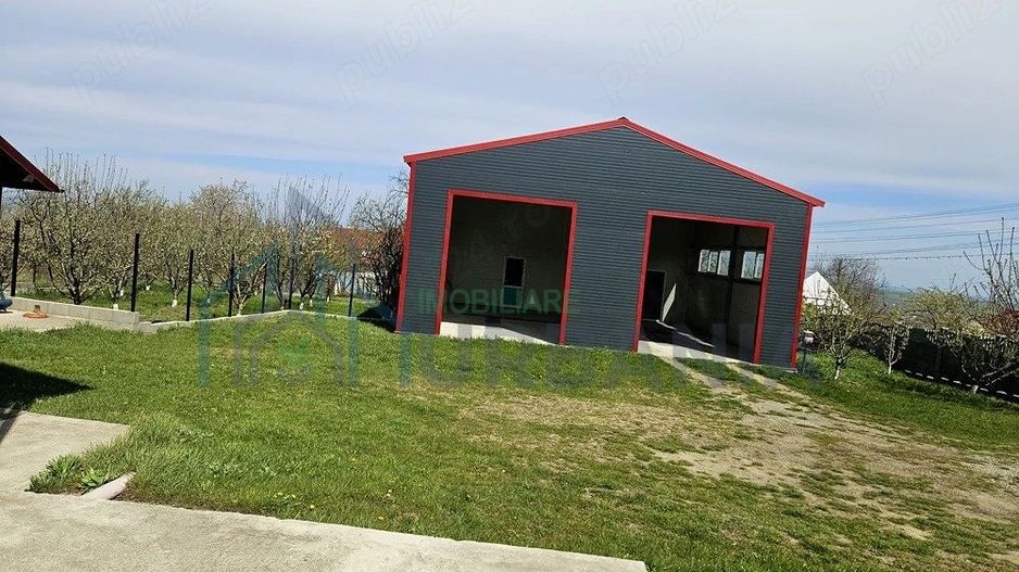 Hală nouă de 120 mp cu teren de 800 mp, Scobiți, jud. Iași – vânzare sau schimb cu apartament - Poză 2