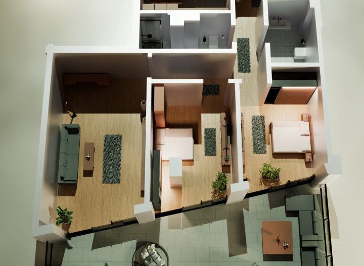 Tomis Nord - Vanzare apartament decomandat cu 3 camere, bloc nou. - Poză 11