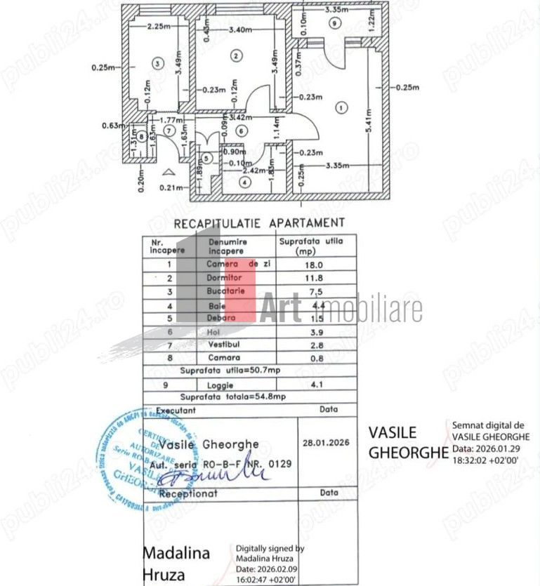 Vindem apartament 2 camere in Crangasi - Poză 1