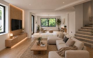 Casă spectaculoasă – 314 mp utili, cramă, terase, 7 camere, teren 432 mp - Poză 3
