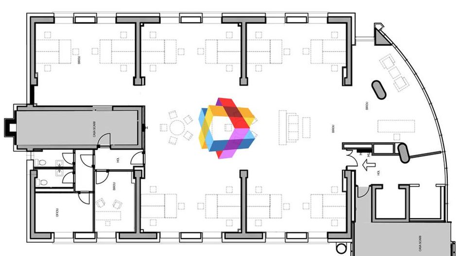 Spatiu de birouri - 386 mp  #www.plus-imo.ro - Schiță 11