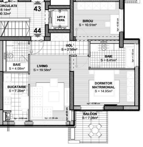Vanzare apartament 3 camere semimobilat - Onix Park North - Poză 7
