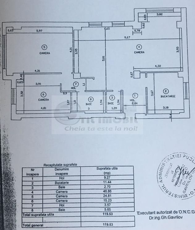 Apartament 3 camere - 120mp - Tatarasi - Poză 19