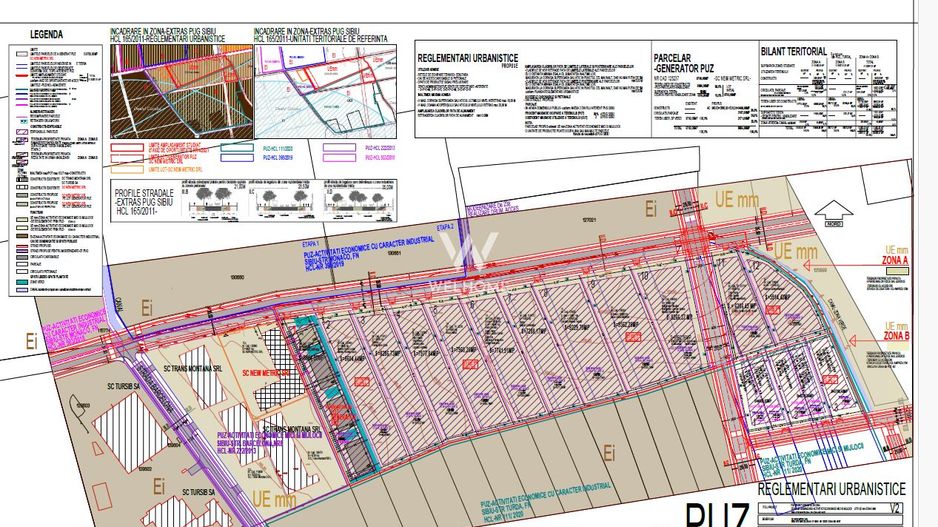 Teren intravilan in zona industriala VEST - 9000 mp - Sibiu - Schiță 5