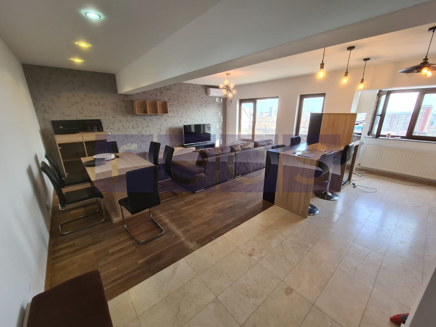 Apartament unicat 2 Camere ETAJ 15 | 75 mpu + Balc | Bucurestii Noi  | Mobilat - Poză 5