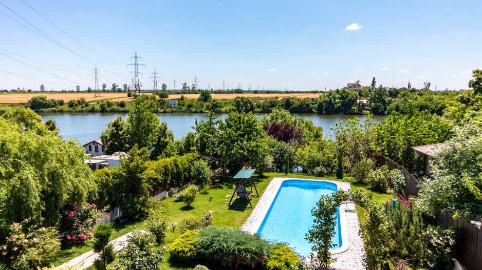 Vila premium de vanzare Balotesti/ piscina/ ponton/ deschidere la lac - Poză 4