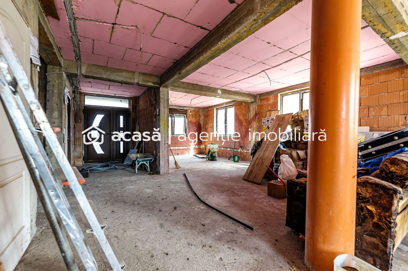 Casă nouă 6 camere semifinalizată în Sântana - Poză 3