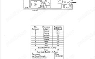 VANZARE APARTAMENT 2 CAMERE 51MP METROU DRISTOR NECESITA RENOVARE SEMIDECOMANDAT - Poză 8