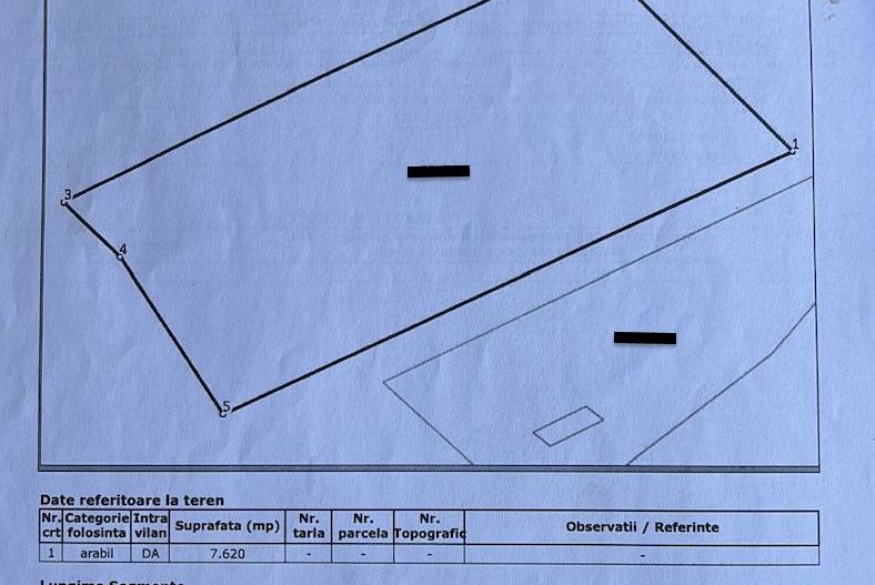 Teren intravilan 7620 mp la intrare in Diosig - Poză 3