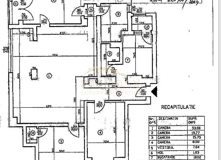 4-room apartment ***140sqm*** // University area - Schiță 36