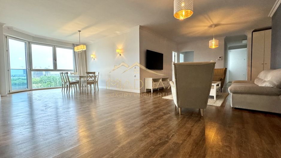 4 rooms apartment - 122 sqm/ Rented/ 1 Parking / Floreasca - Lake View - Poză 6