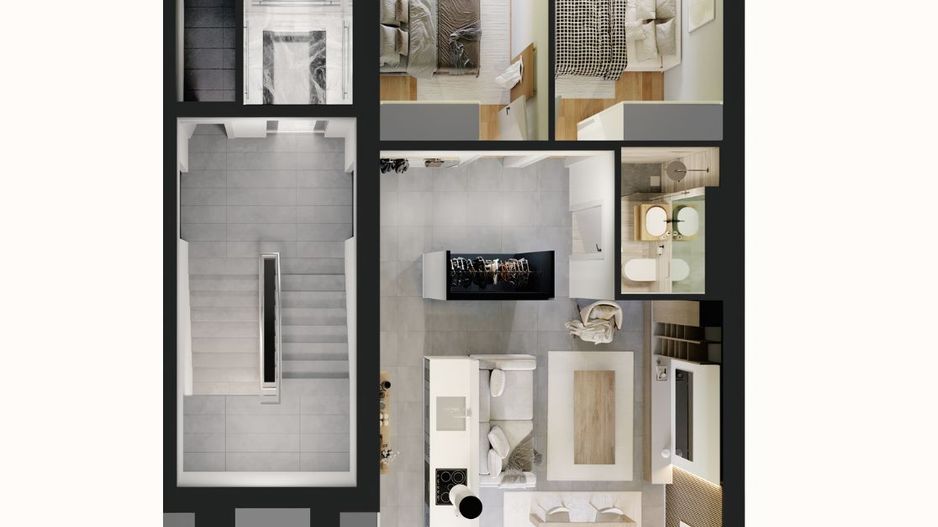 APARTAMENT 3 CAMERE | COMPLEX NOU PIPERA | PARCARE SUBTERANA+BOXA - Poză 4