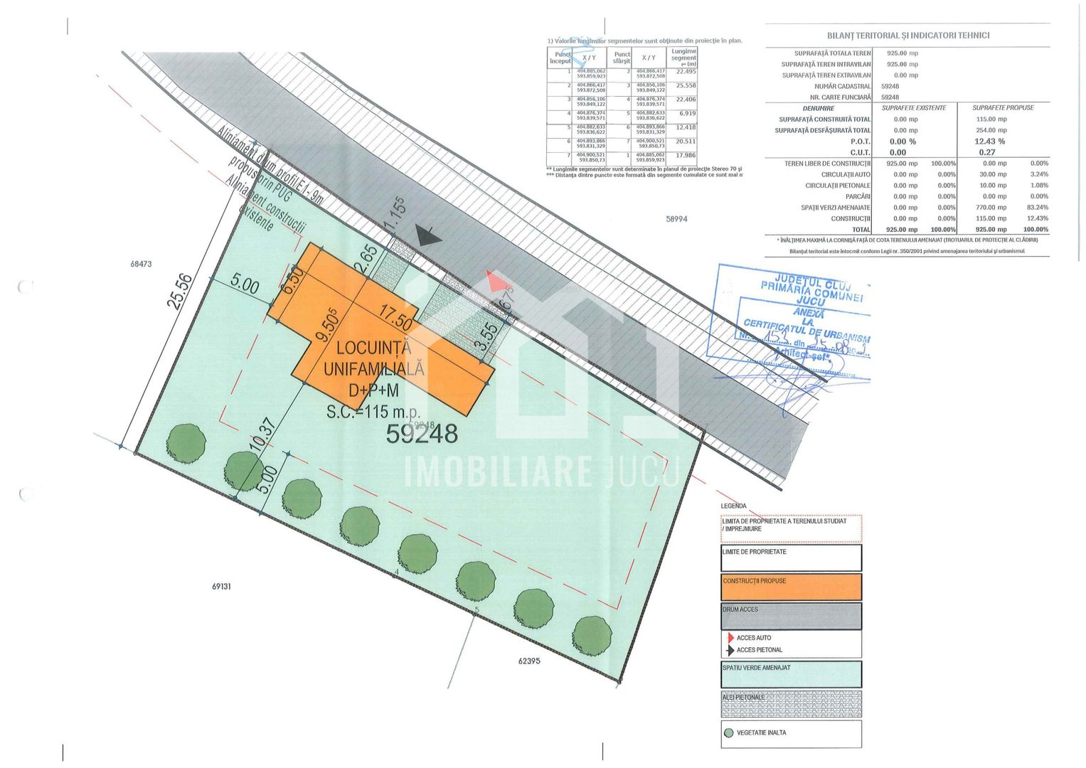 Teren intravilan 925 mp – Jucu de Mijloc, aproape de DN1C - Poză 1