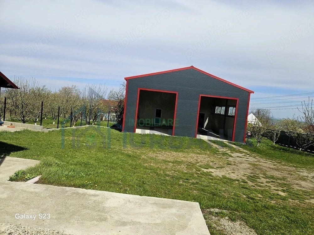 Hală nouă de 120 mp cu teren de 800 mp, Scobiți, jud. Iași – vânzare sau schimb cu apartament - Poză 2