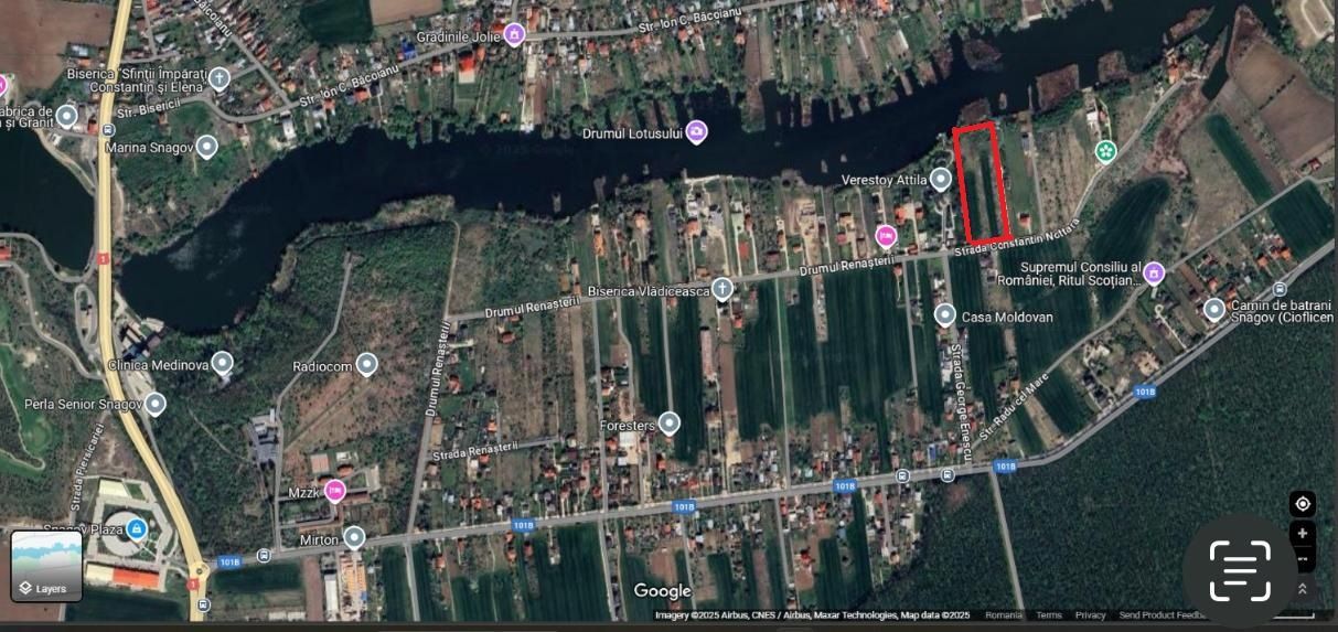 Teren cu deschidere lac Snagov Vladiceasca - Poză 1