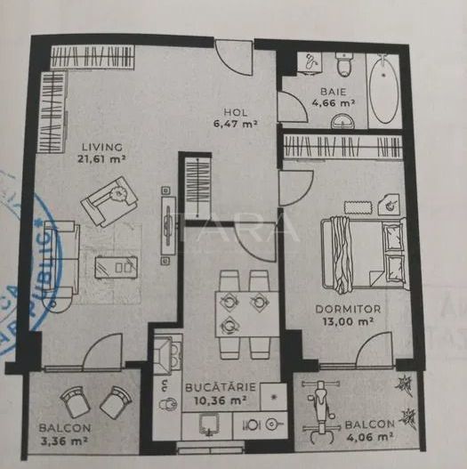 Apartament cu 2 camere de vânzare în Gheorgheni - Poză 1