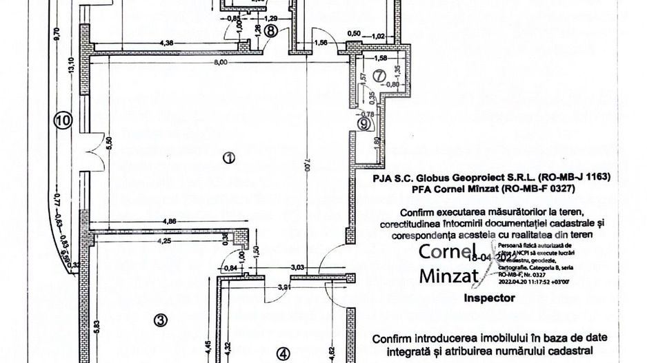 Primaverii 4 camere | Loc parcare| Boxa | 150mp - Schiță 25