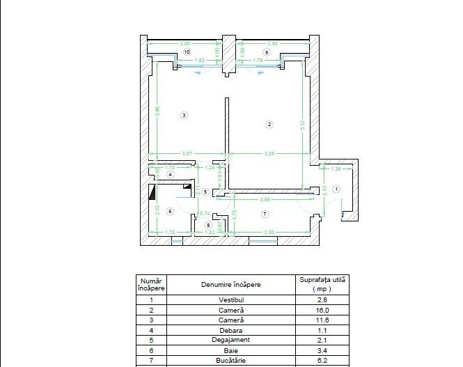 COMISION 0% - Apartament cu 2 camere Magheru - blocul Eva - Poză 14