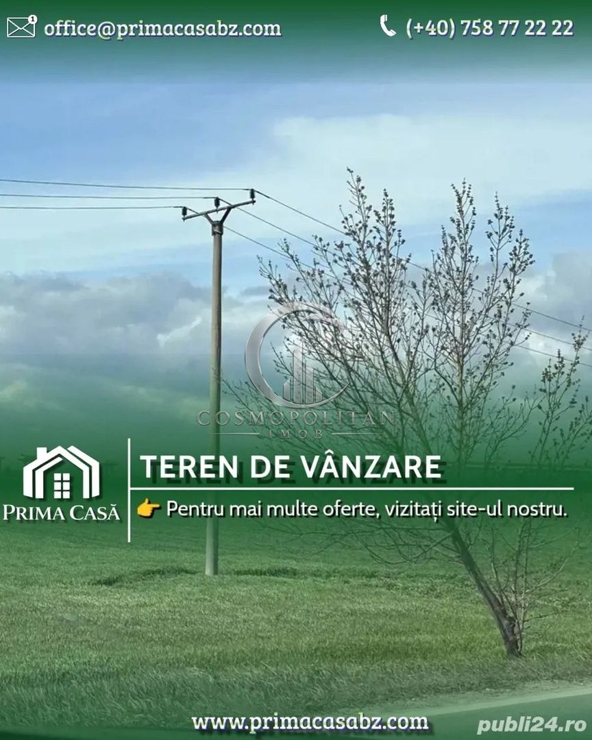 Oportunitate de investitie teren in apropiere de A7 20.000mp Pret: 250.000 neg. - Poză 1