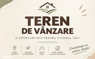 Teren de vânzare în Vânători-Popricani, Iași – două loturi de 468 mp fiecare - Poză 1