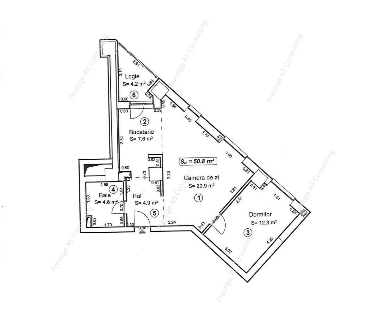 2 camere | City of Mara | Parcare subterana | Disponibil imediat - Schiță 15