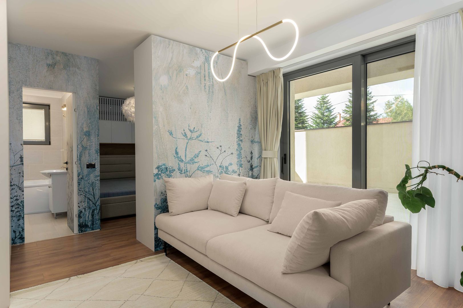 Apartament 2 camere studio cu terasă generoasă 50 mp prima inchiriere - Poză 8