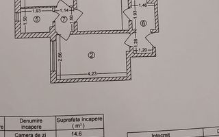Oportunitate! 3 camere cu boxă și balcon langa  Piața Progresul - Schiță 15