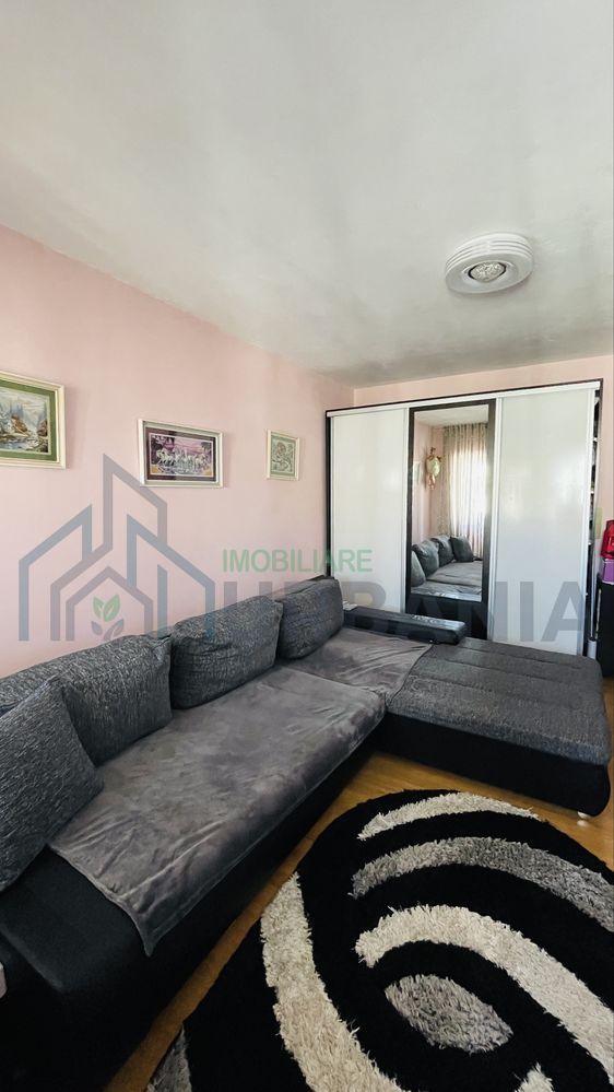 Apartament 2 camere decomandat, Galata, Iași | 50 mp + balcon închis 3,5 mp | Mobilat și utilat | Centrală, AC | Etaj 4/4 - Poză 1
