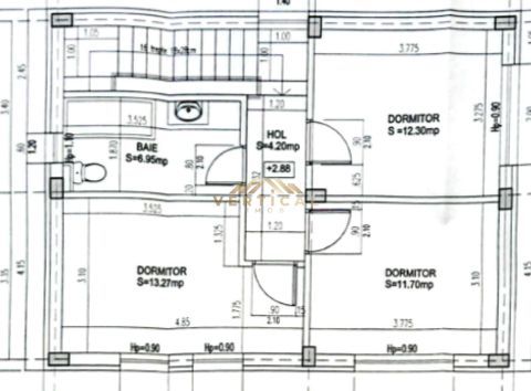 Vila Superba | 4 Camere | 2 Bai | Intrare Berceni - Schiță 9