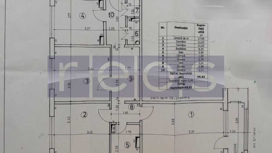 VANZARE 3 CAMERE DECOMANDAT DRISTOR - Poză 9