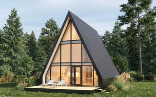 Structură A Frame modernă pentru case premium și Airbnb - 3 cam - Poză 2