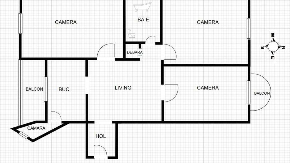 Proprietar vand Apartament 3 camere 76mp in Marasti, 800m de Iulius M - Poză 10