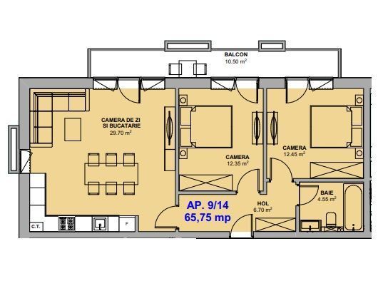 Apartament 3 camere Nou - Sibiu, Centrele Comerciale - Poză 8