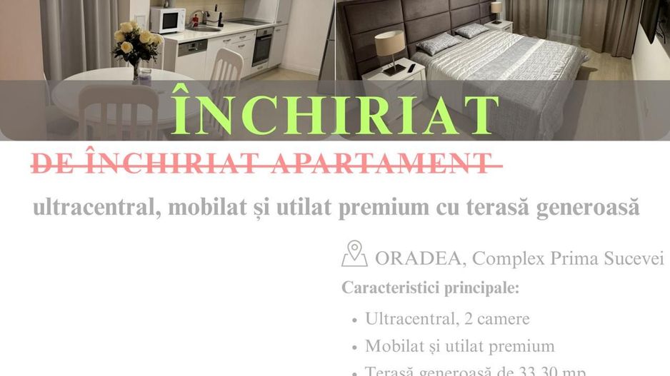 Apartament premium cu 2 camere, ultracentral, cu terasa- Prima Sucevei - Poză 1