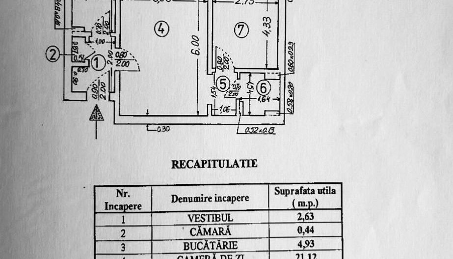 OPORTUNITATE ‖ 2 CAMERE ‖ COMPLET RENOVAT ‖  ULTRACENTRAL ‖  FARA RISC ‖ - Schiță 10