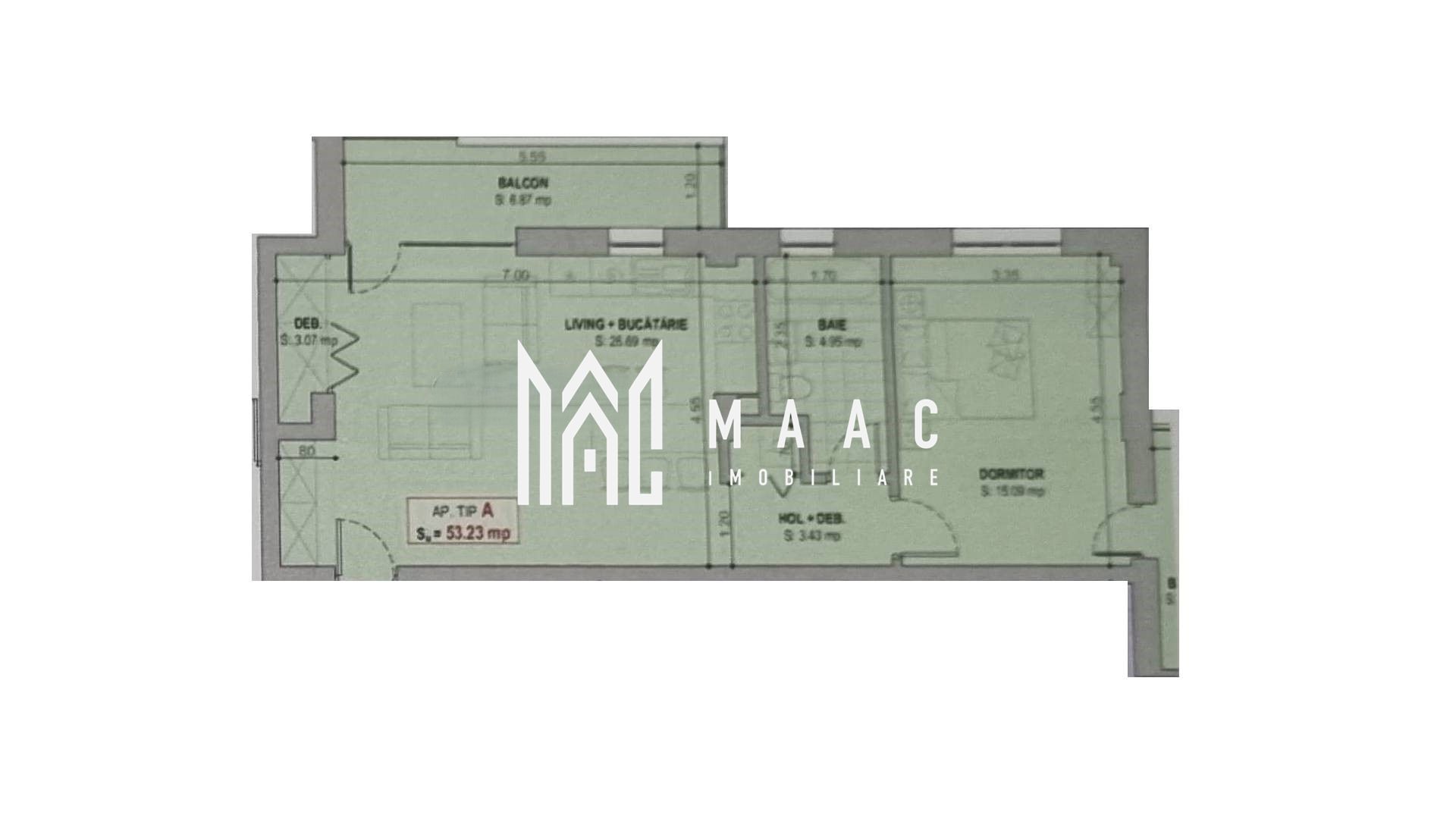 Apartament rezidențial I 2 camere I Parcare I Selgros - Poză 2