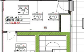 Studio dublu - One Lake Club - Schiță 6