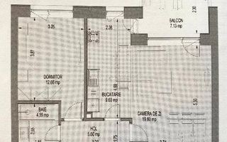 Nusco City Faza 2 – 2 camere | 53 mp | Etaj 7 | Cesiune - Poză 5