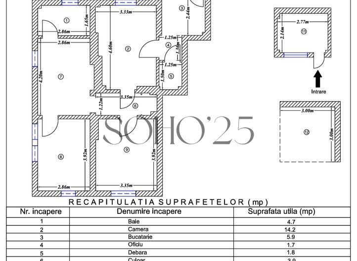 Apartament 3 camere | Str. Paris | Imobil interbelic - Poză 1