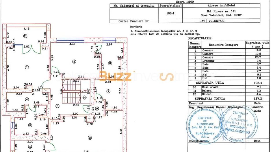 Vila duplex premium cu piscină | Oxford Gardens – Pipera |Lângă pădure - Schiță 21