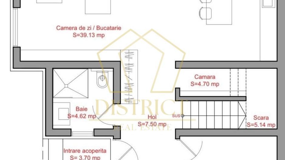 Duplex premium 5 camere | 142 mp utili | teren 372 mp | zona Mures – Dumbravita - Poză 14