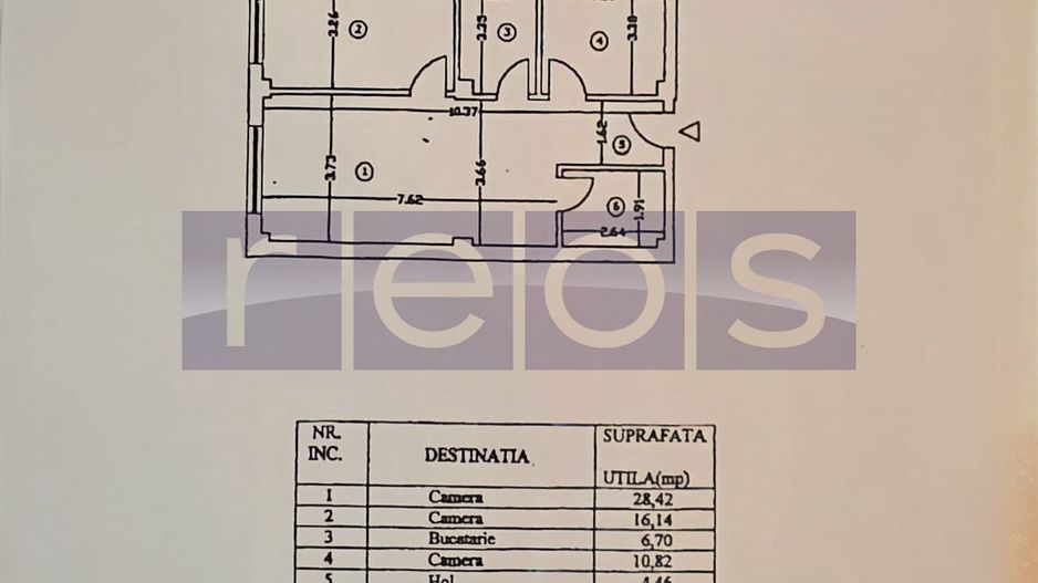 DE VANZARE 3 CAMERE  + TERASA 29 MP ZONA GRIVIȚA-DOMENII - Poză 7