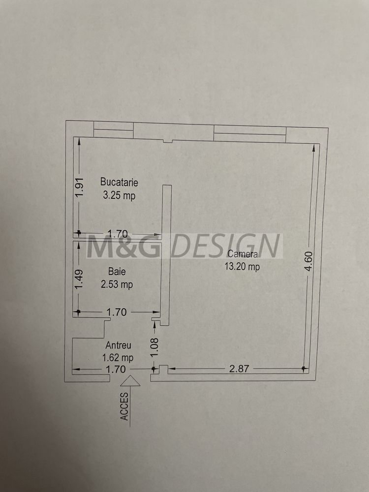 Etaj 2  Complexul Studentesc 1 camera - Poză 8