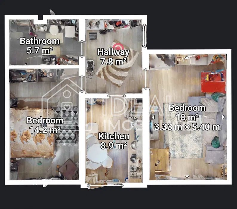 Apartament 2 camere decomandat – Cartierul Arhitecților - Poză 8